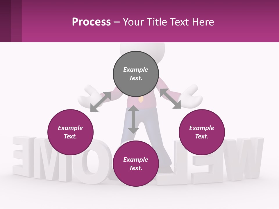A Person Standing On Top Of A Sign PowerPoint Template