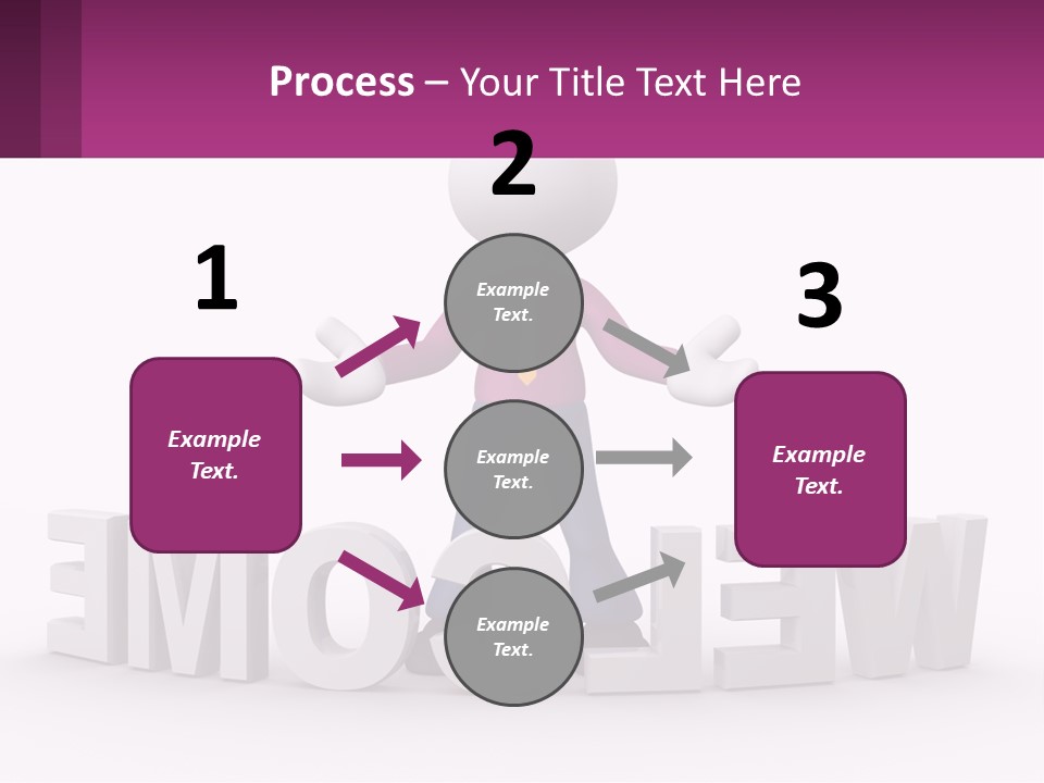 A Person Standing On Top Of A Sign PowerPoint Template