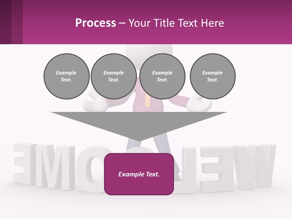 A Person Standing On Top Of A Sign PowerPoint Template