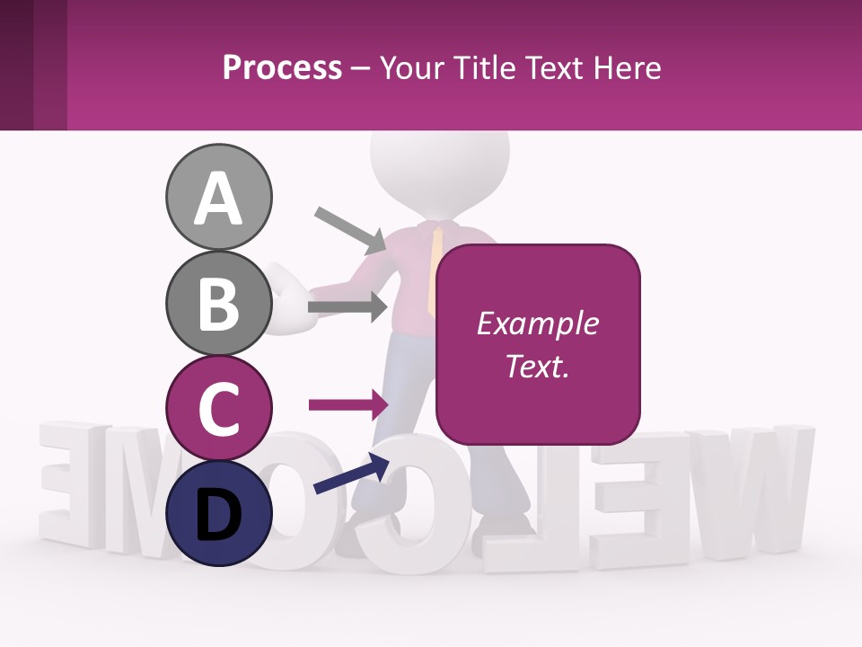 A Person Standing On Top Of A Sign PowerPoint Template