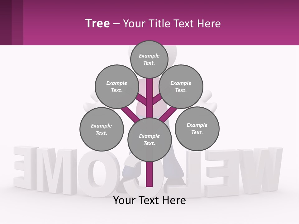 A Person Standing On Top Of A Sign PowerPoint Template