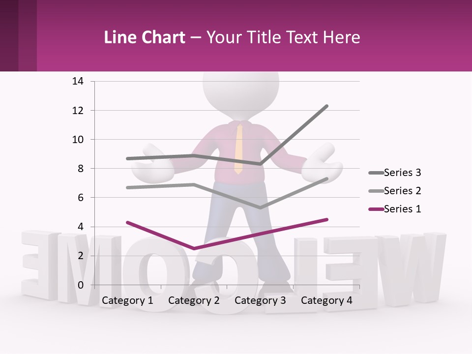 A Person Standing On Top Of A Sign PowerPoint Template