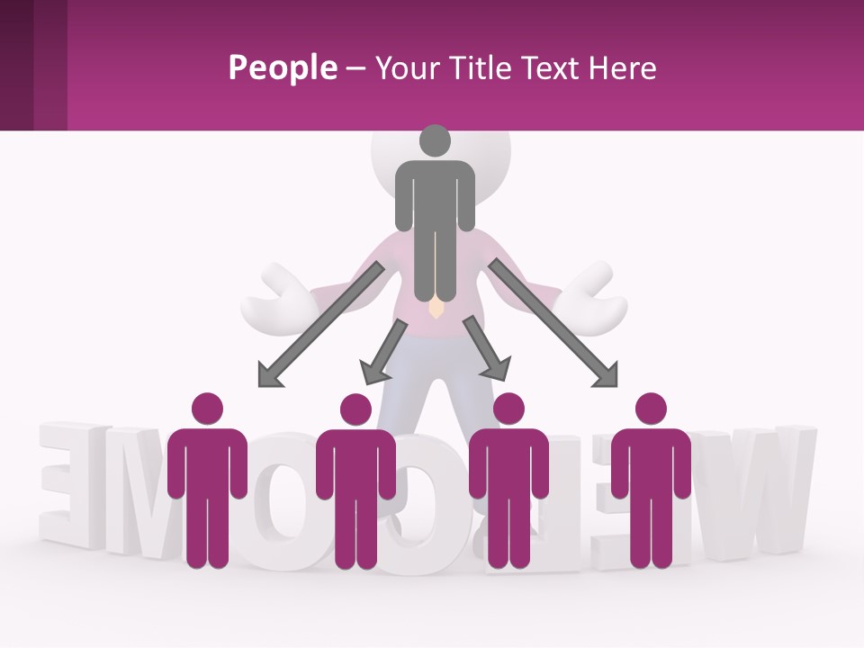 A Person Standing On Top Of A Sign PowerPoint Template