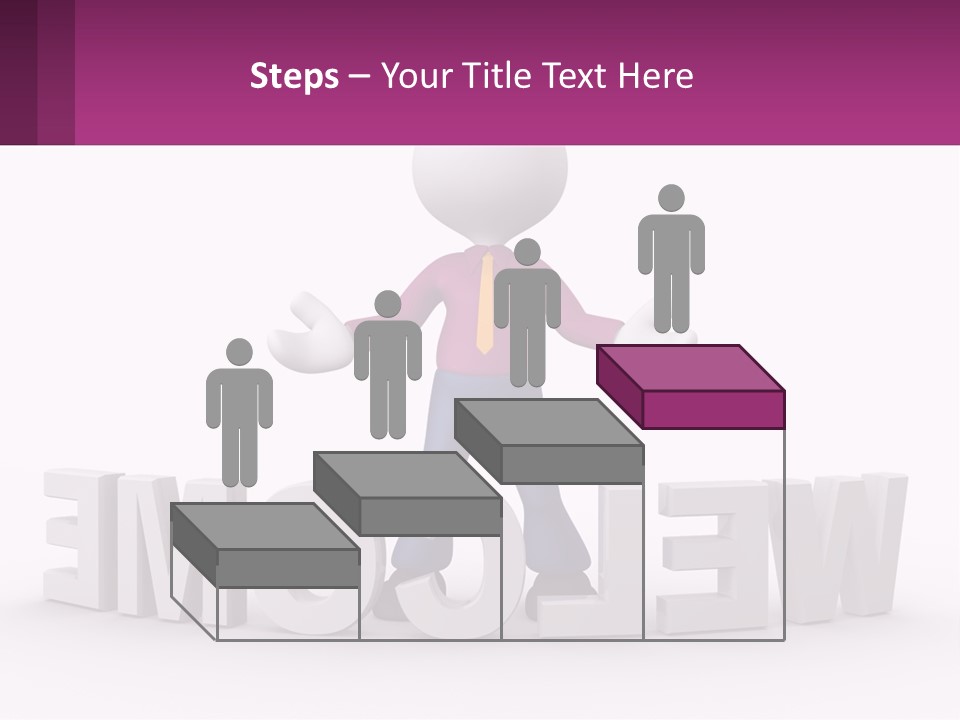 A Person Standing On Top Of A Sign PowerPoint Template