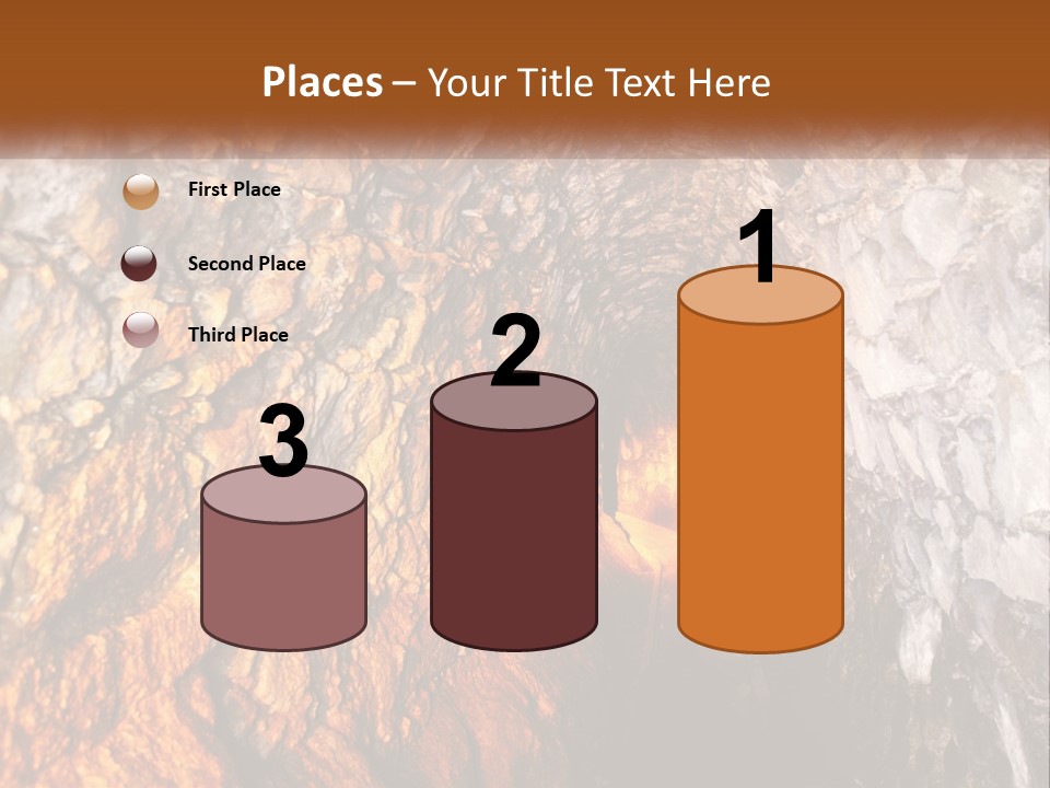 A Tunnel With A Light At The End Of It PowerPoint Template