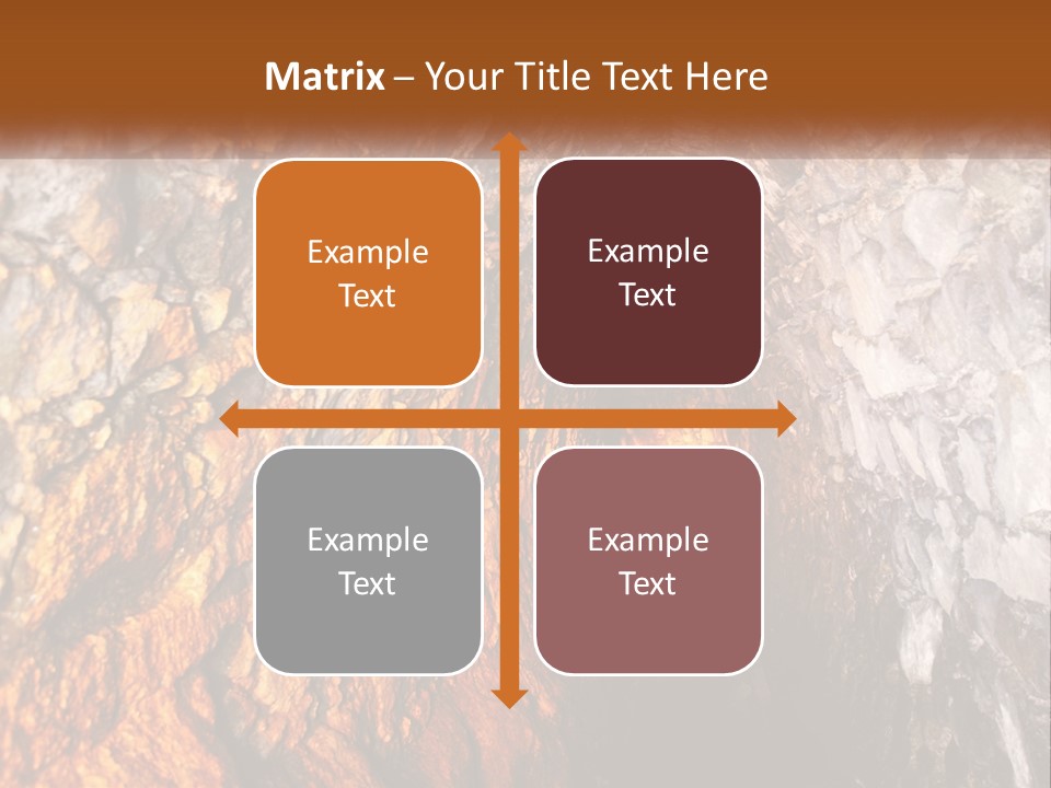 A Tunnel With A Light At The End Of It PowerPoint Template