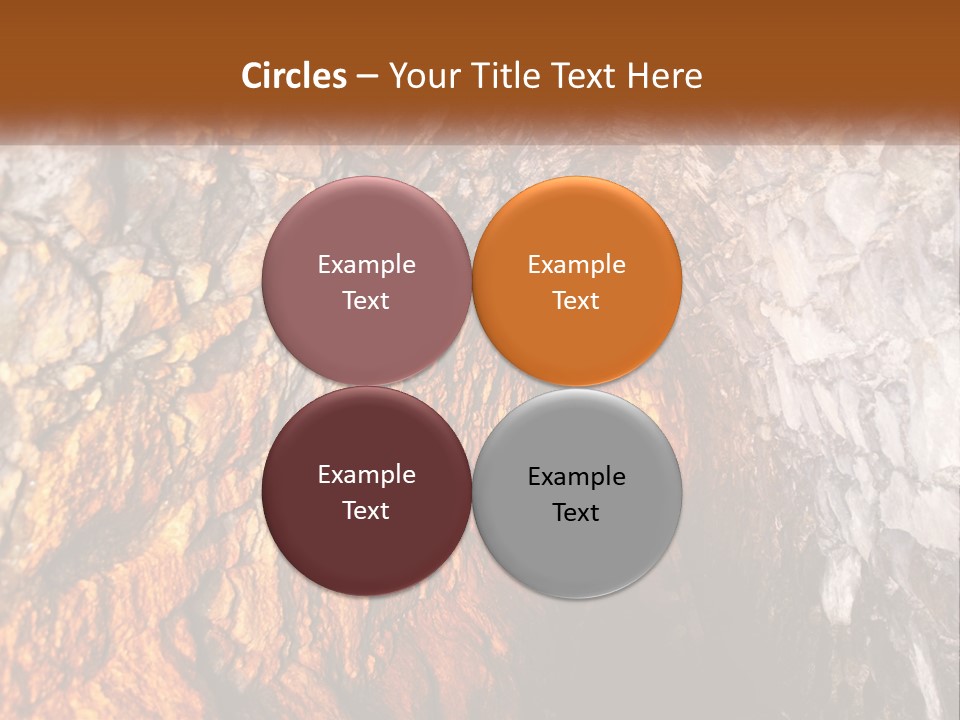 A Tunnel With A Light At The End Of It PowerPoint Template