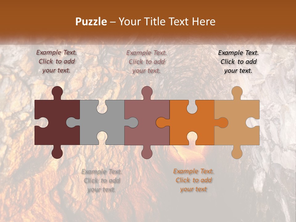 A Tunnel With A Light At The End Of It PowerPoint Template