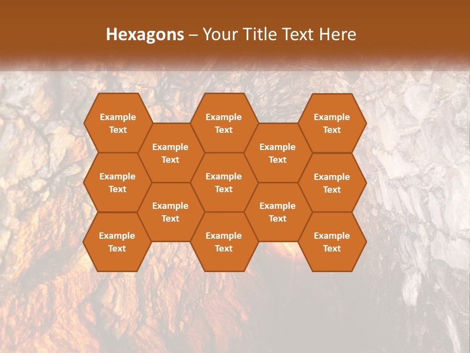 A Tunnel With A Light At The End Of It PowerPoint Template