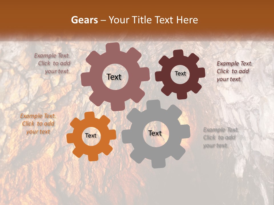 A Tunnel With A Light At The End Of It PowerPoint Template
