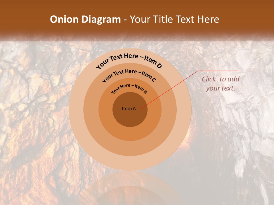 A Tunnel With A Light At The End Of It PowerPoint Template