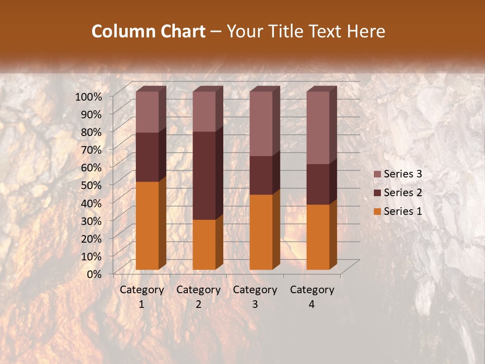 A Tunnel With A Light At The End Of It PowerPoint Template