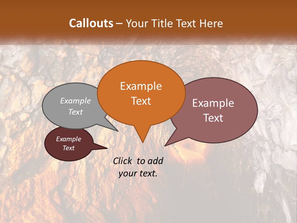 A Tunnel With A Light At The End Of It PowerPoint Template