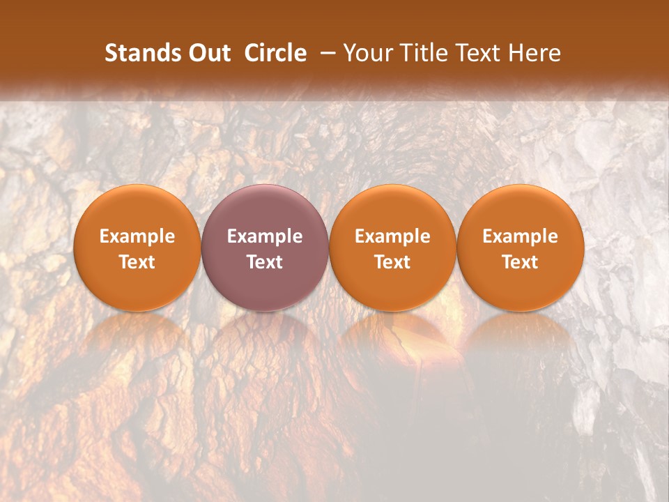 A Tunnel With A Light At The End Of It PowerPoint Template