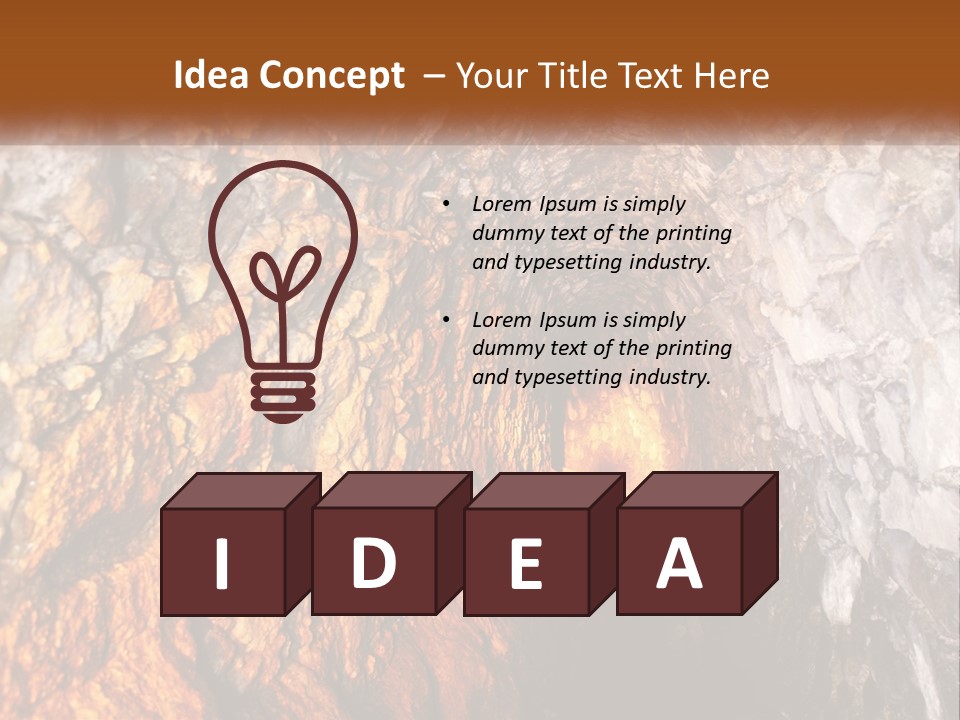 A Tunnel With A Light At The End Of It PowerPoint Template