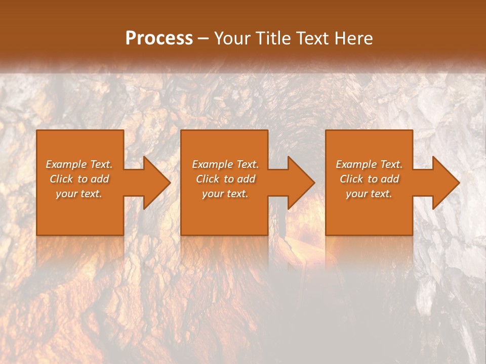 A Tunnel With A Light At The End Of It PowerPoint Template