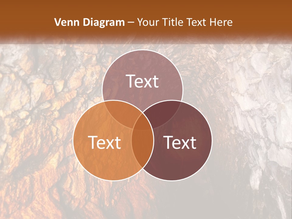 A Tunnel With A Light At The End Of It PowerPoint Template
