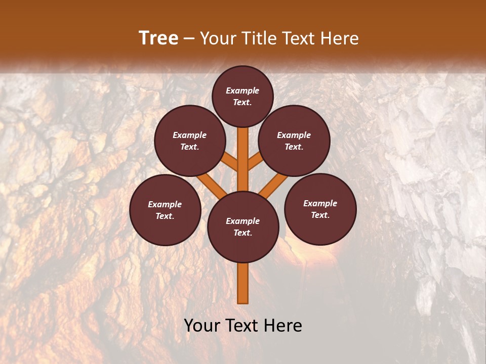 A Tunnel With A Light At The End Of It PowerPoint Template