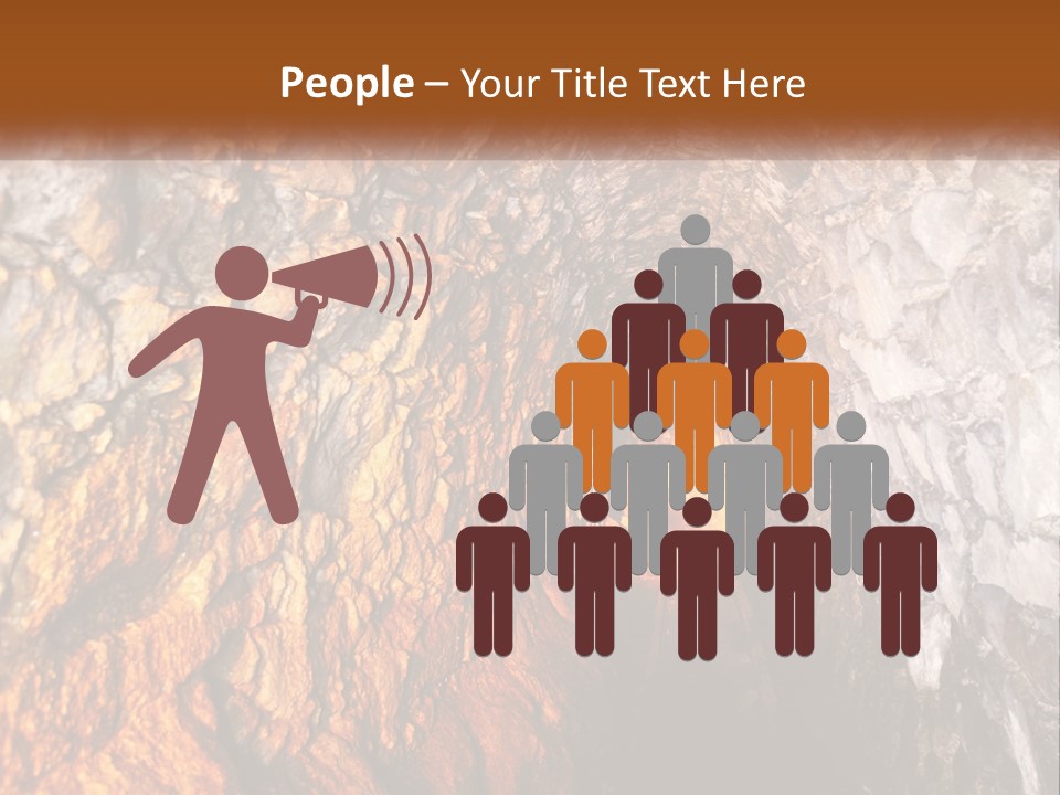 A Tunnel With A Light At The End Of It PowerPoint Template