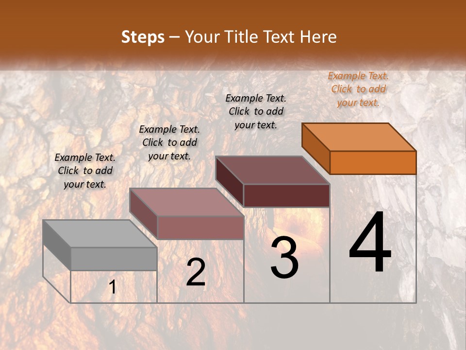 A Tunnel With A Light At The End Of It PowerPoint Template
