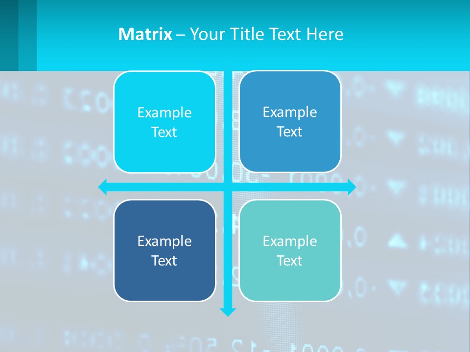 A Computer Screen With A Lot Of Numbers On It PowerPoint Template