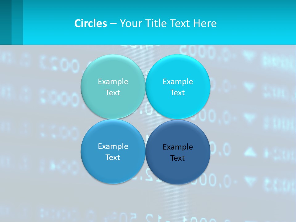 A Computer Screen With A Lot Of Numbers On It PowerPoint Template