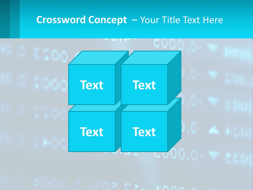 A Computer Screen With A Lot Of Numbers On It PowerPoint Template