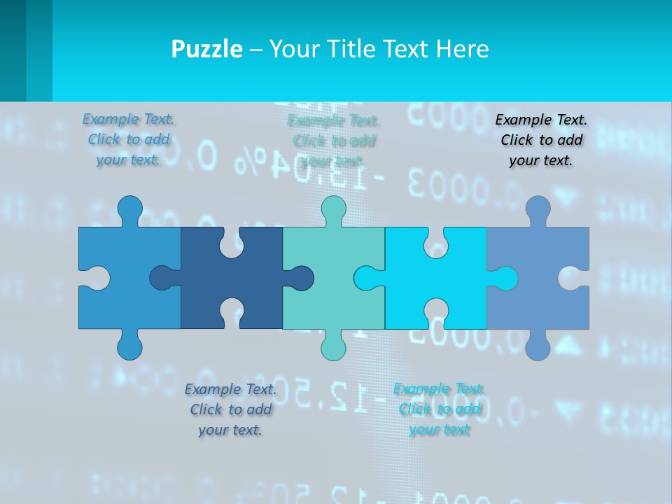 A Computer Screen With A Lot Of Numbers On It PowerPoint Template