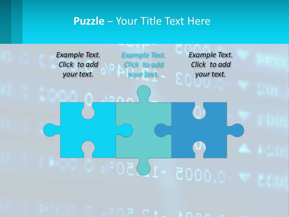 A Computer Screen With A Lot Of Numbers On It PowerPoint Template