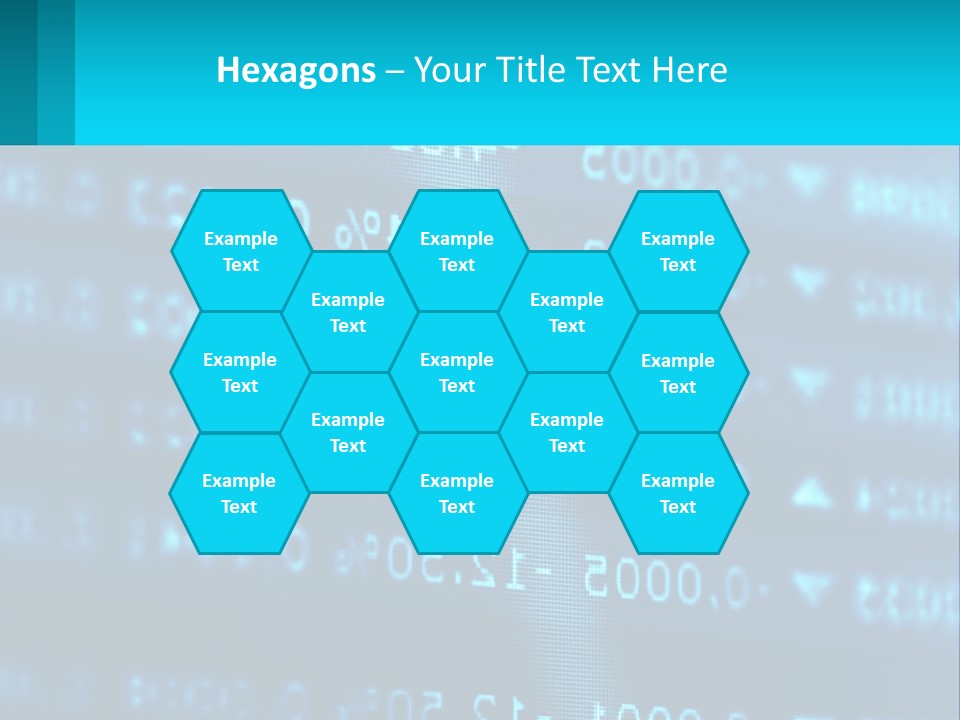 A Computer Screen With A Lot Of Numbers On It PowerPoint Template