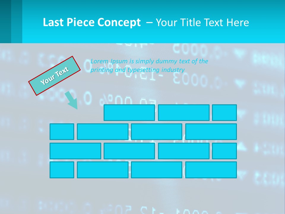 A Computer Screen With A Lot Of Numbers On It PowerPoint Template