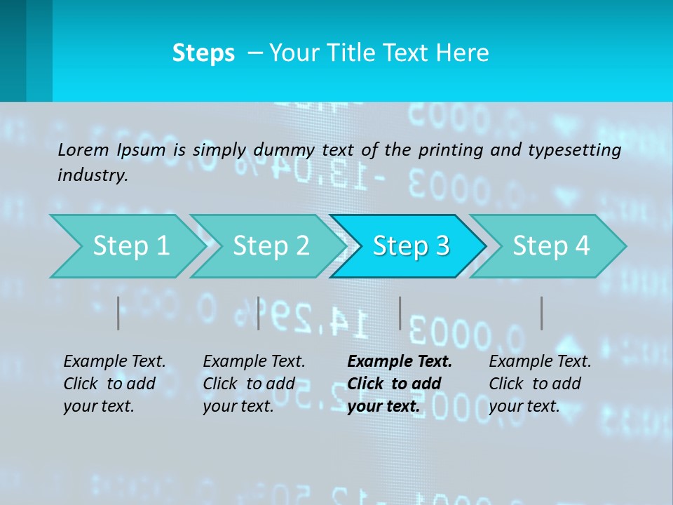 A Computer Screen With A Lot Of Numbers On It PowerPoint Template