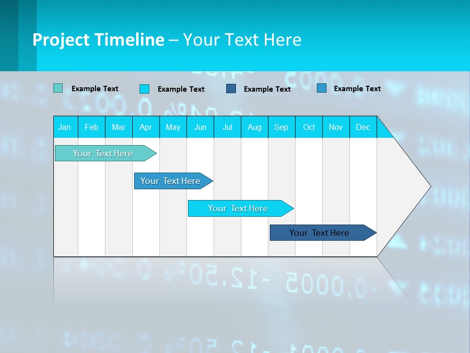 A Computer Screen With A Lot Of Numbers On It PowerPoint Template