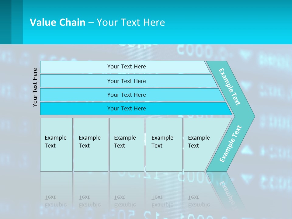 A Computer Screen With A Lot Of Numbers On It PowerPoint Template
