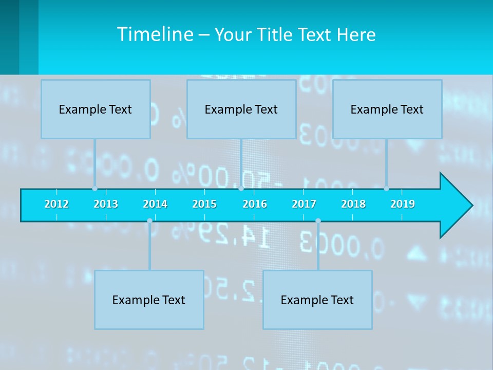 A Computer Screen With A Lot Of Numbers On It PowerPoint Template