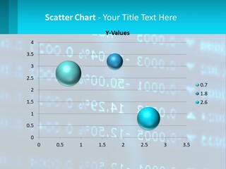 A Computer Screen With A Lot Of Numbers On It PowerPoint Template