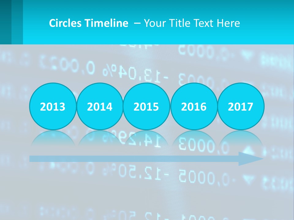 A Computer Screen With A Lot Of Numbers On It PowerPoint Template