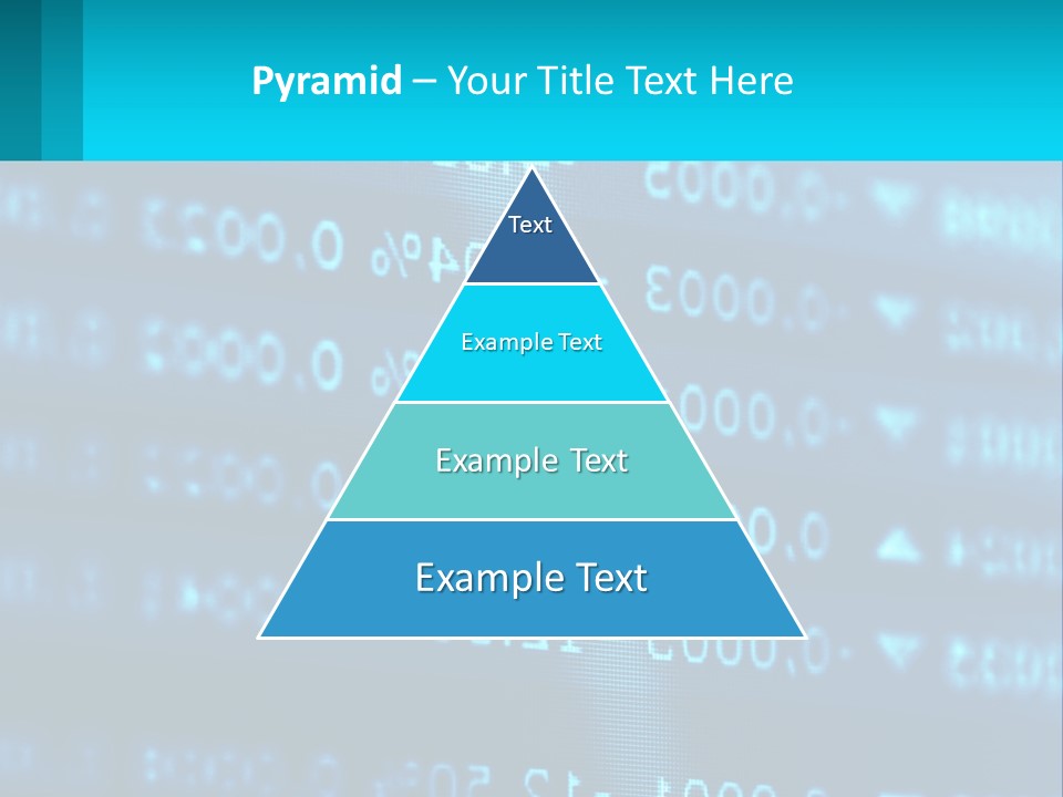 A Computer Screen With A Lot Of Numbers On It PowerPoint Template