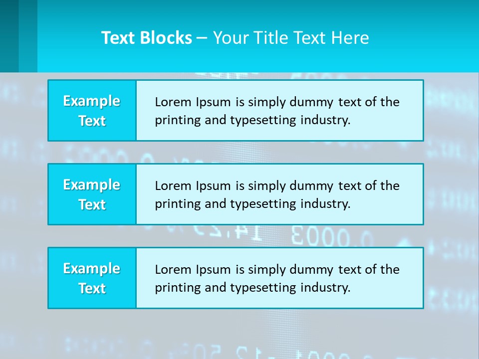 A Computer Screen With A Lot Of Numbers On It PowerPoint Template