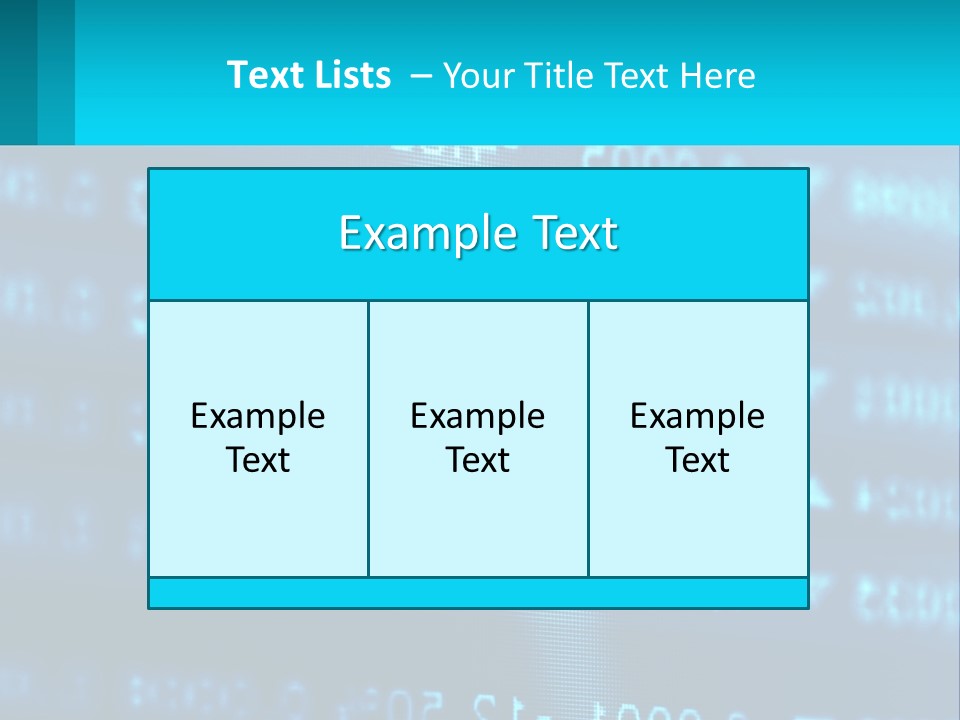 A Computer Screen With A Lot Of Numbers On It PowerPoint Template