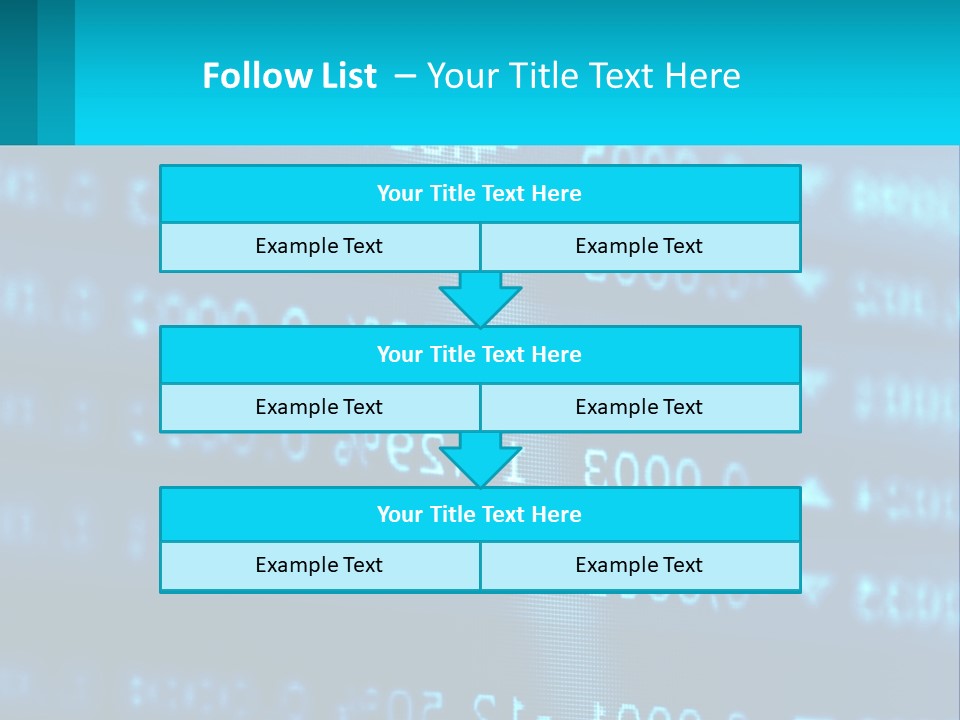 A Computer Screen With A Lot Of Numbers On It PowerPoint Template
