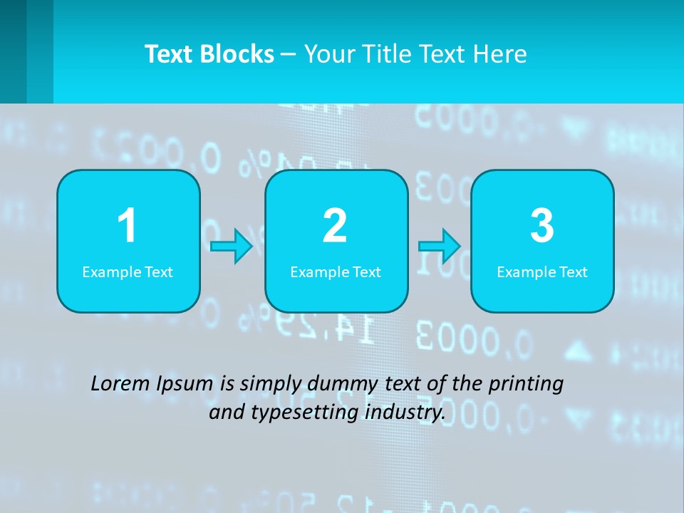 A Computer Screen With A Lot Of Numbers On It PowerPoint Template