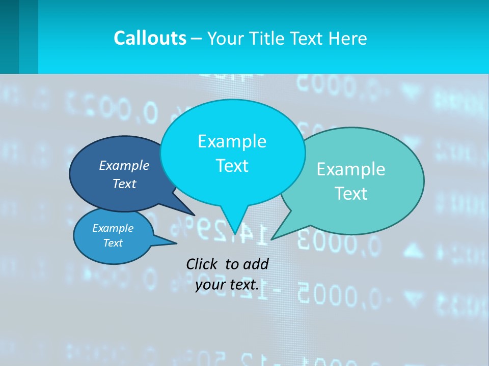 A Computer Screen With A Lot Of Numbers On It PowerPoint Template