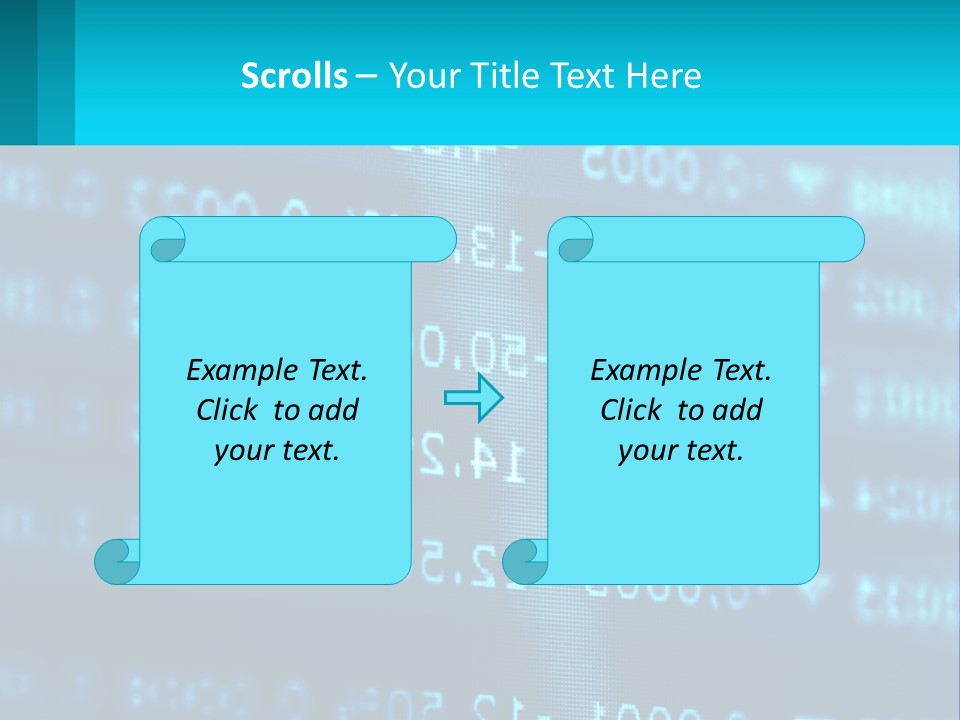 A Computer Screen With A Lot Of Numbers On It PowerPoint Template