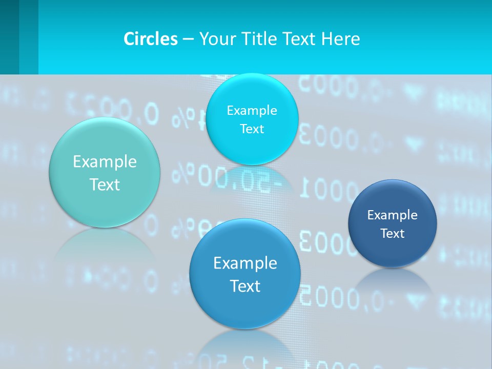 A Computer Screen With A Lot Of Numbers On It PowerPoint Template