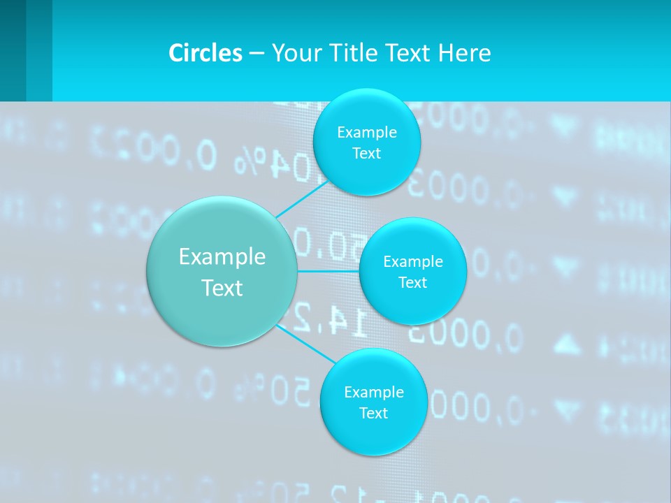 A Computer Screen With A Lot Of Numbers On It PowerPoint Template