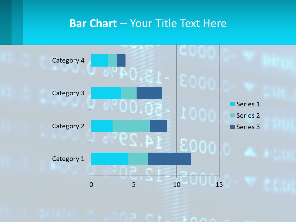 A Computer Screen With A Lot Of Numbers On It PowerPoint Template