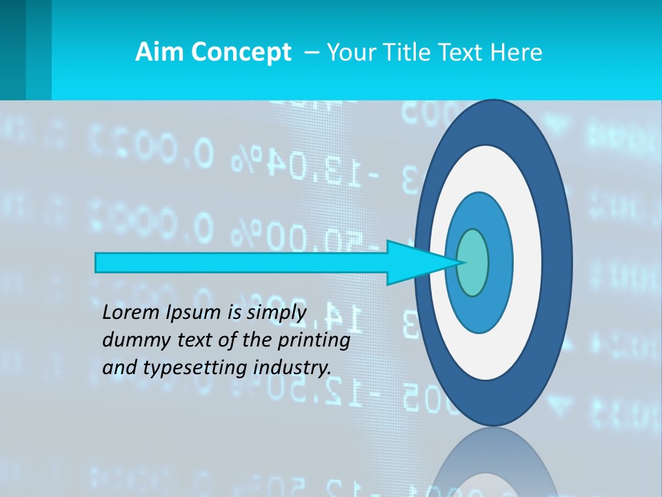 A Computer Screen With A Lot Of Numbers On It PowerPoint Template