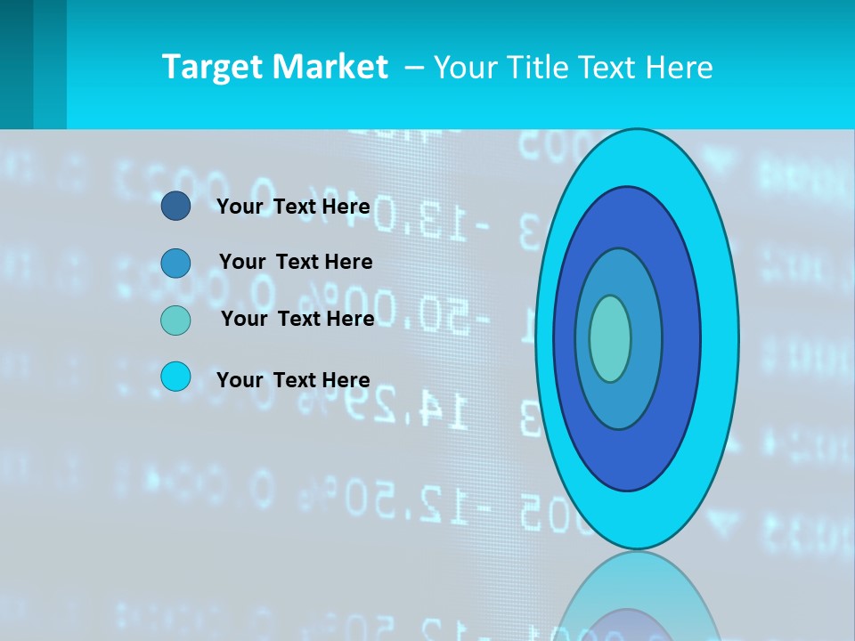 A Computer Screen With A Lot Of Numbers On It PowerPoint Template