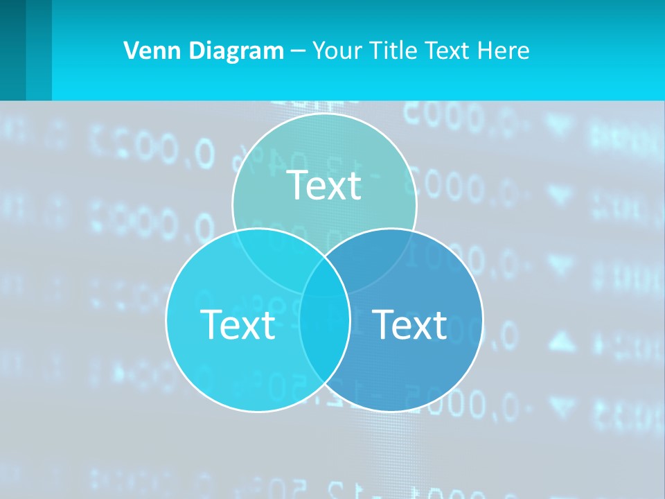 A Computer Screen With A Lot Of Numbers On It PowerPoint Template